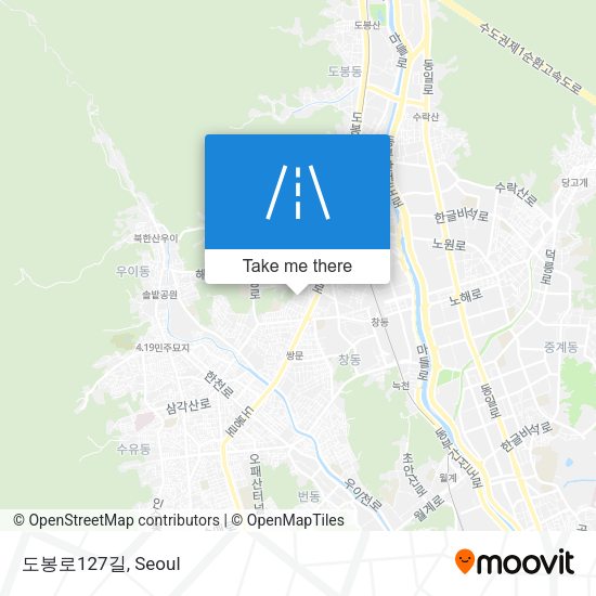 도봉로127길 map