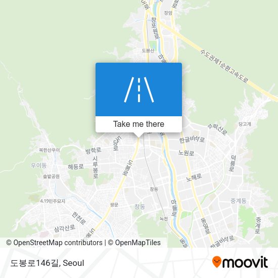 도봉로146길 map