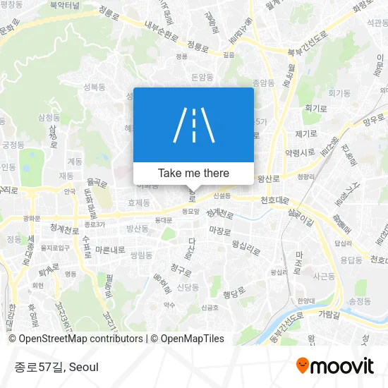 종로57길 map