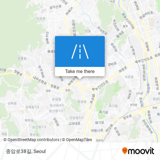 종암로38길 map