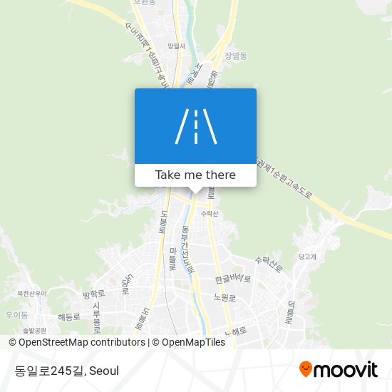 동일로245길 map