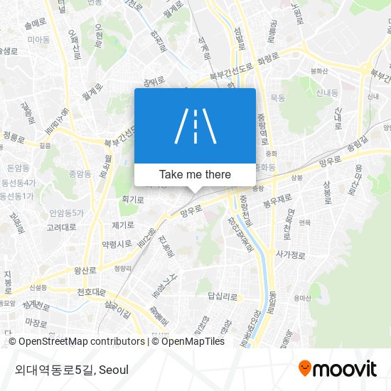 외대역동로5길 map