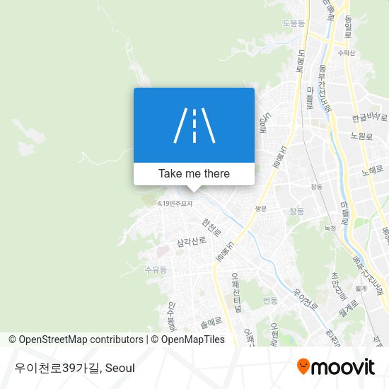 우이천로39가길 map