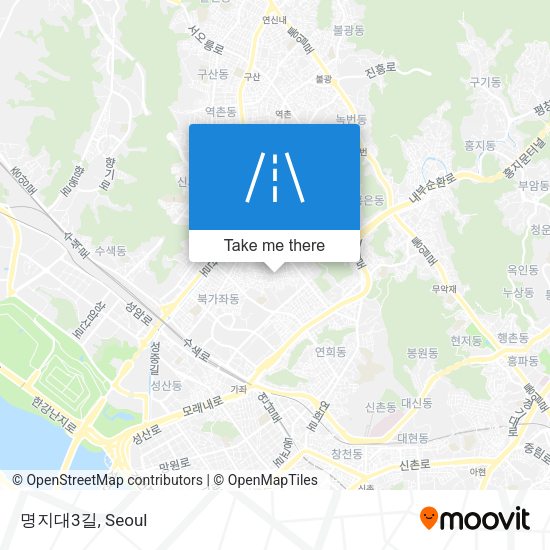 명지대3길 map