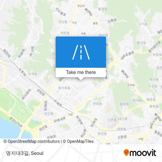 명지대3길 map