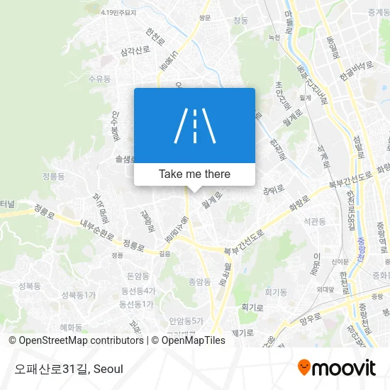 오패산로31길 map