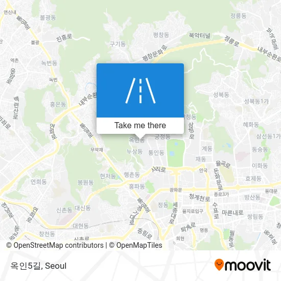 옥인5길 map