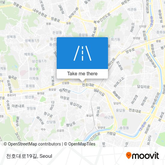 천호대로19길 map