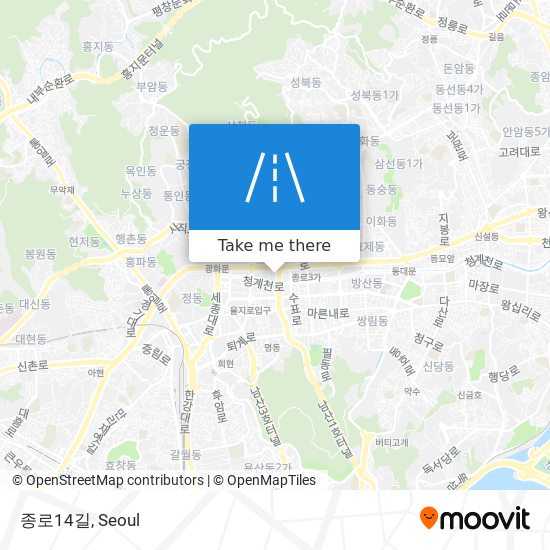 종로14길 map