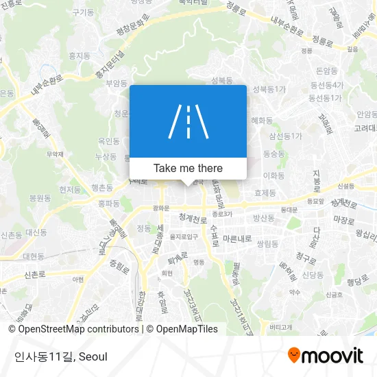 인사동11길 map