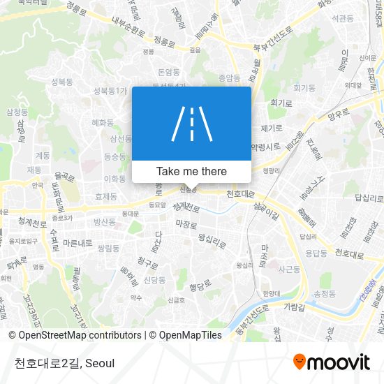 천호대로2길 map