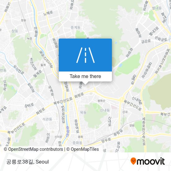 공릉로38길 map