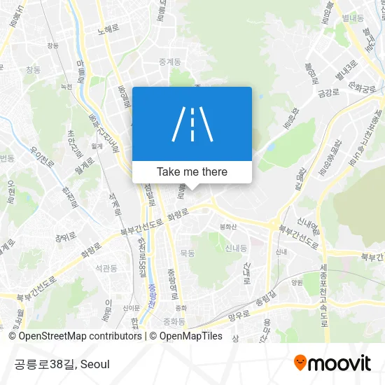 공릉로38길 map