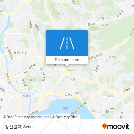 강산골교 map