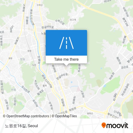 노원로16길 map