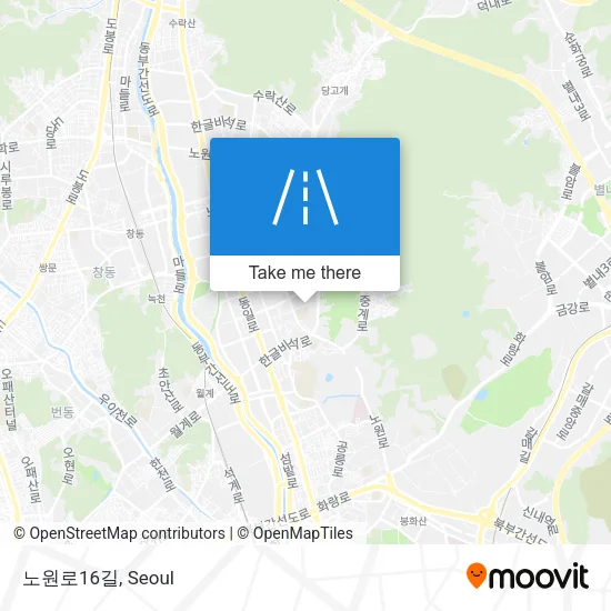 노원로16길 map