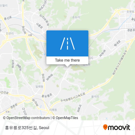 홍유릉로325번길 map