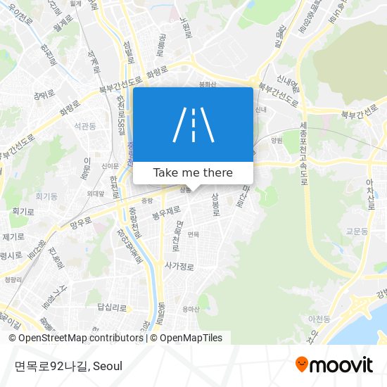 면목로92나길 map