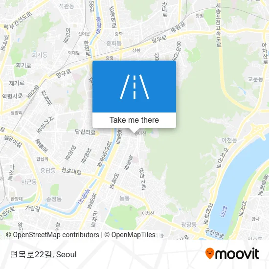 면목로22길 map