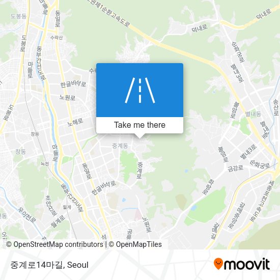 중계로14마길 map
