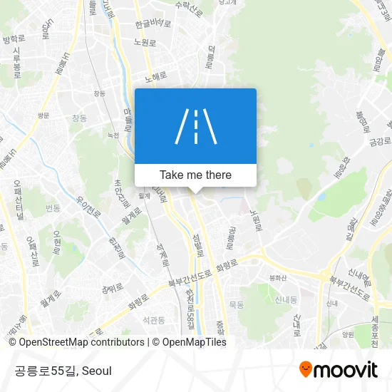 공릉로55길 map