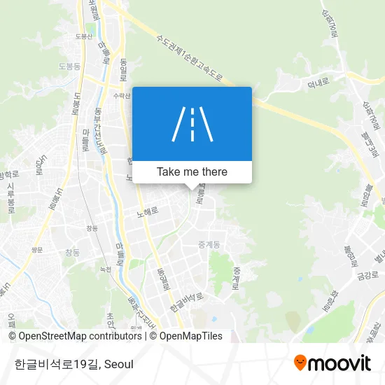 한글비석로19길 map