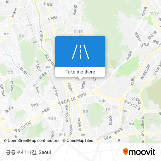 공릉로41마길 map