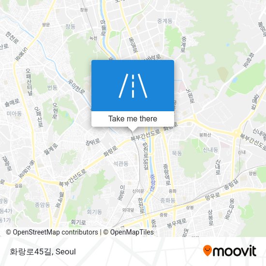 화랑로45길 map