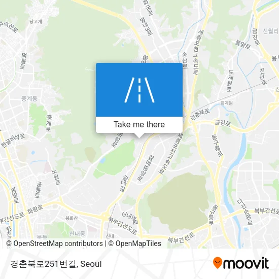 경춘북로251번길 map