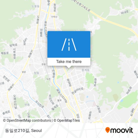 동일로210길 map