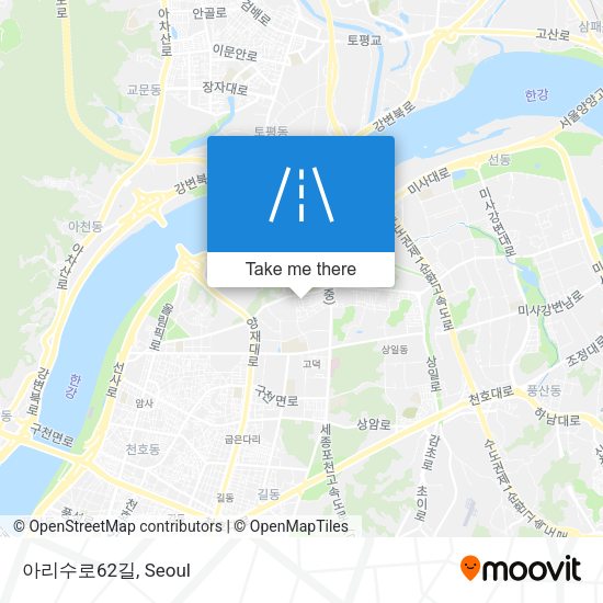아리수로62길 map