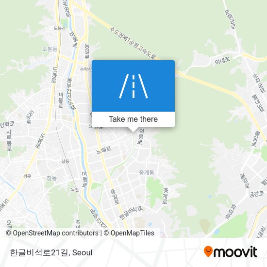 한글비석로21길 map