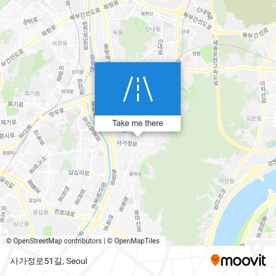 사가정로51길 map