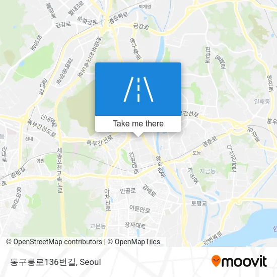 동구릉로136번길 map
