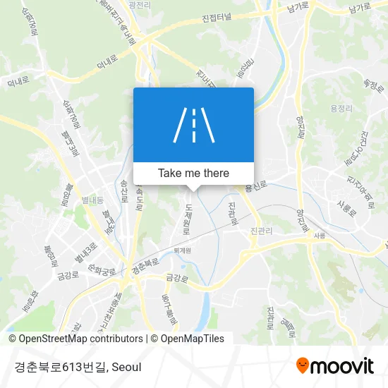 경춘북로613번길 map