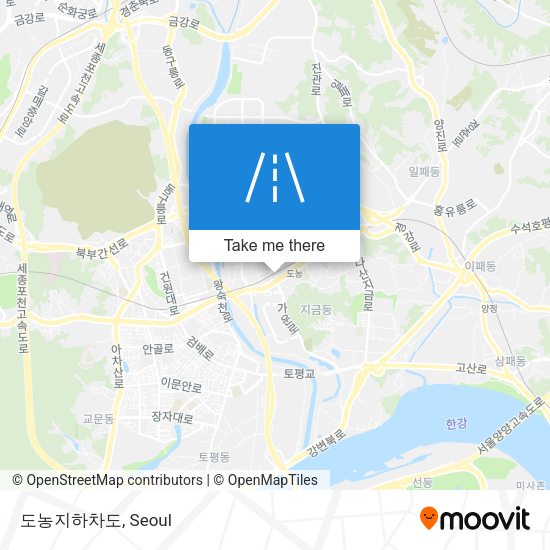 도농지하차도 map