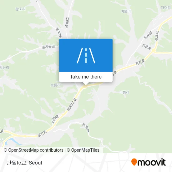 단월Ic교 map
