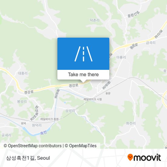 삼성흑천1길 map