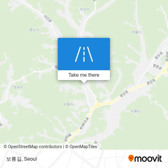 보룡길 map