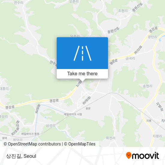 상진길 map