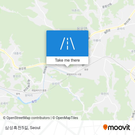 삼성흑천5길 map