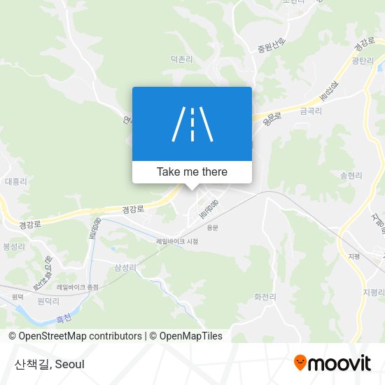 산책길 map