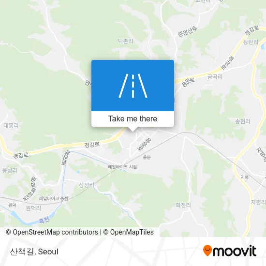 산책길 map