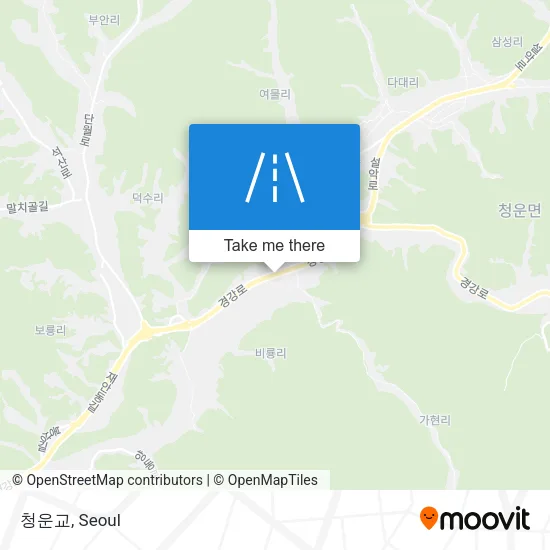 청운교 map