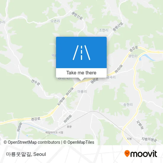 마룡웃말길 map