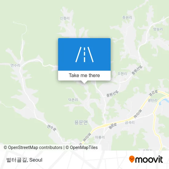 벌터골길 map