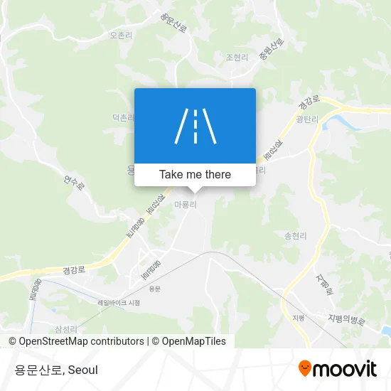 용문산로 map