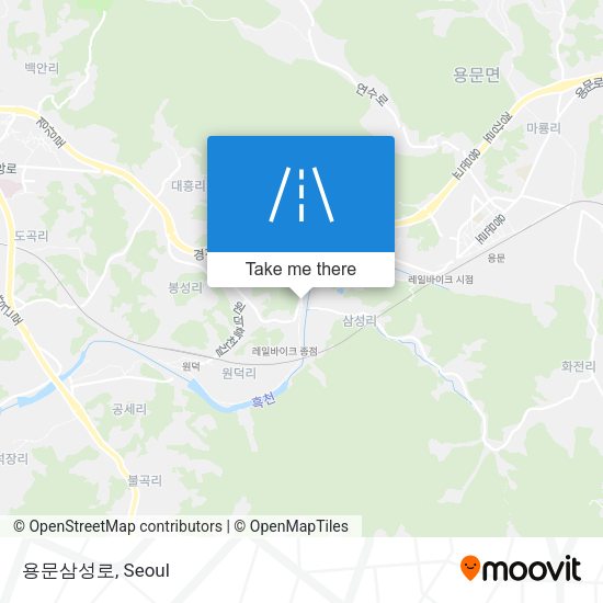 용문삼성로 map