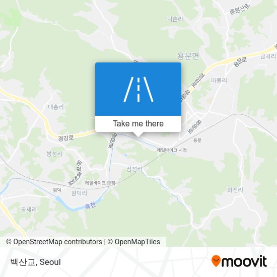 백산교 map
