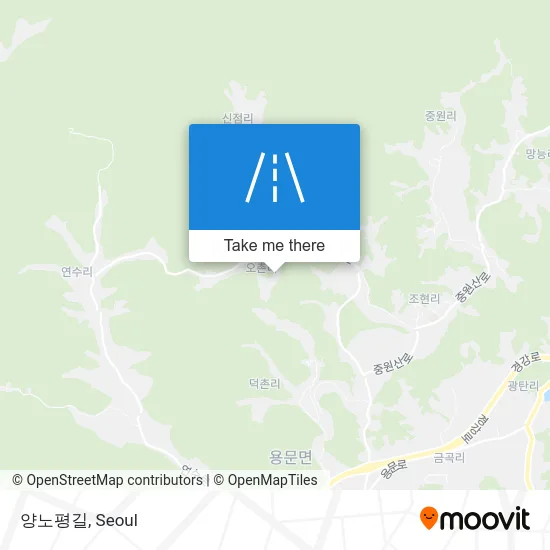 양노평길 map